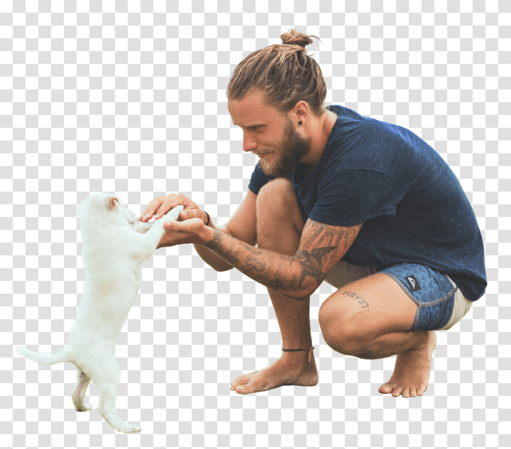 Guy People With Dog, Person, Canine, Mammal, Animal Transparent Png