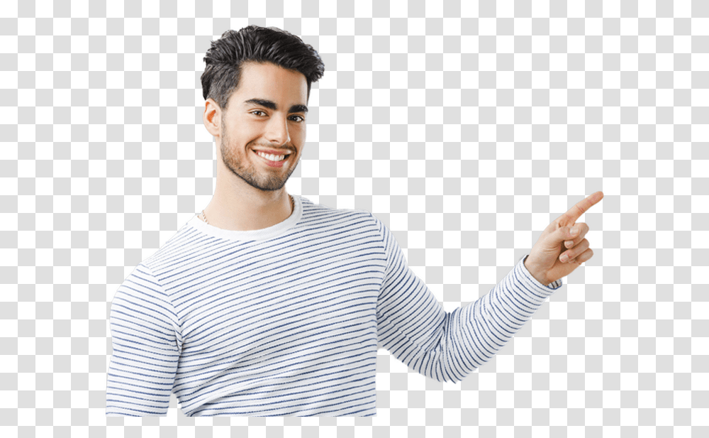 Guy Pointing, Person, Human, Face Transparent Png