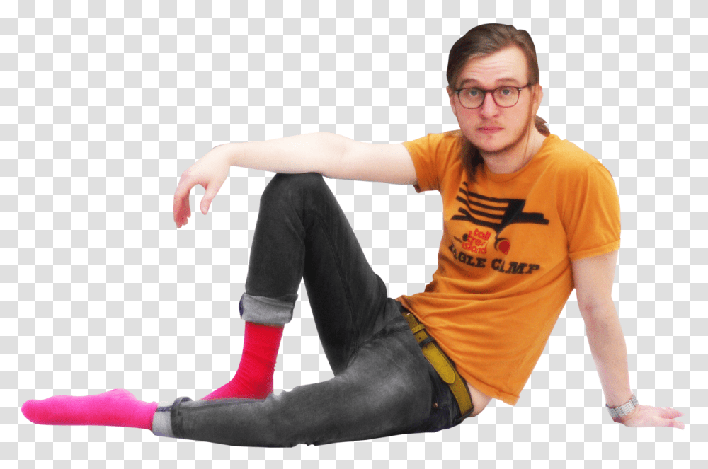 Guy Thinking People For Photoshop, Person, Sock, Shoe Transparent Png