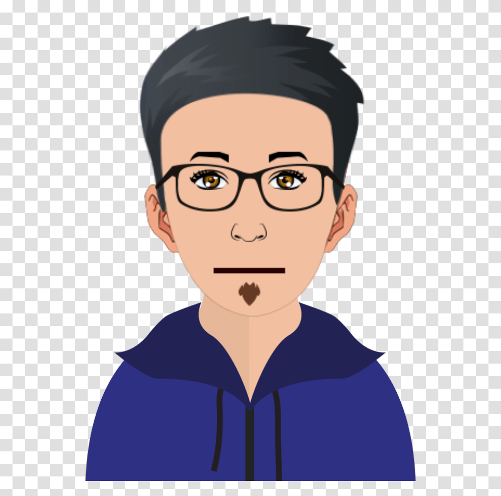 Guy Thinking Random Guy Cartoon, Face, Person, Glasses, Accessories Transparent Png