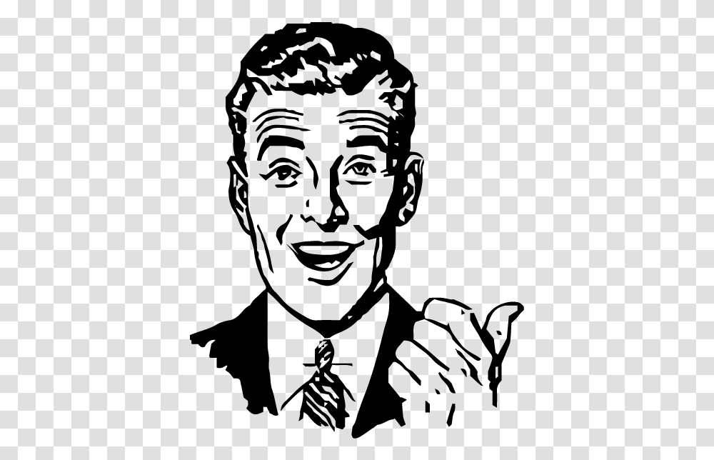 Guy Thumbs Up Retro Man Clipart, Gray, World Of Warcraft Transparent Png