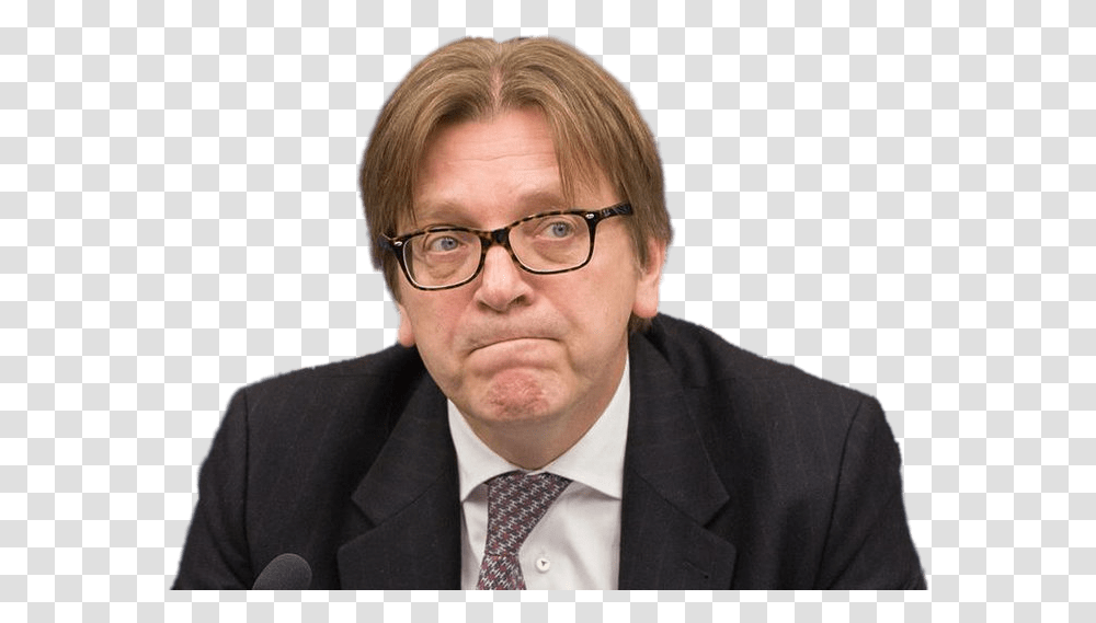 Guy Verhofstadt Serious Clip Arts Albert Assaf, Tie, Accessories, Face, Person Transparent Png