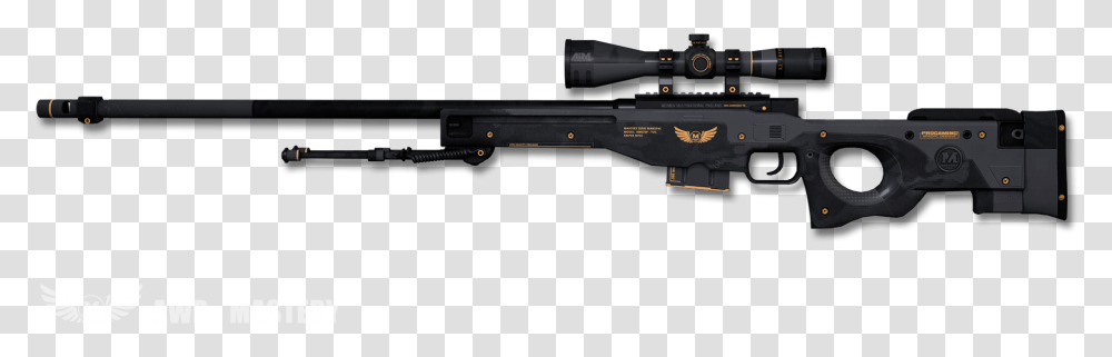 Guy With Gun All Black Awp Csgo, Weapon, Weaponry, Rifle Transparent Png