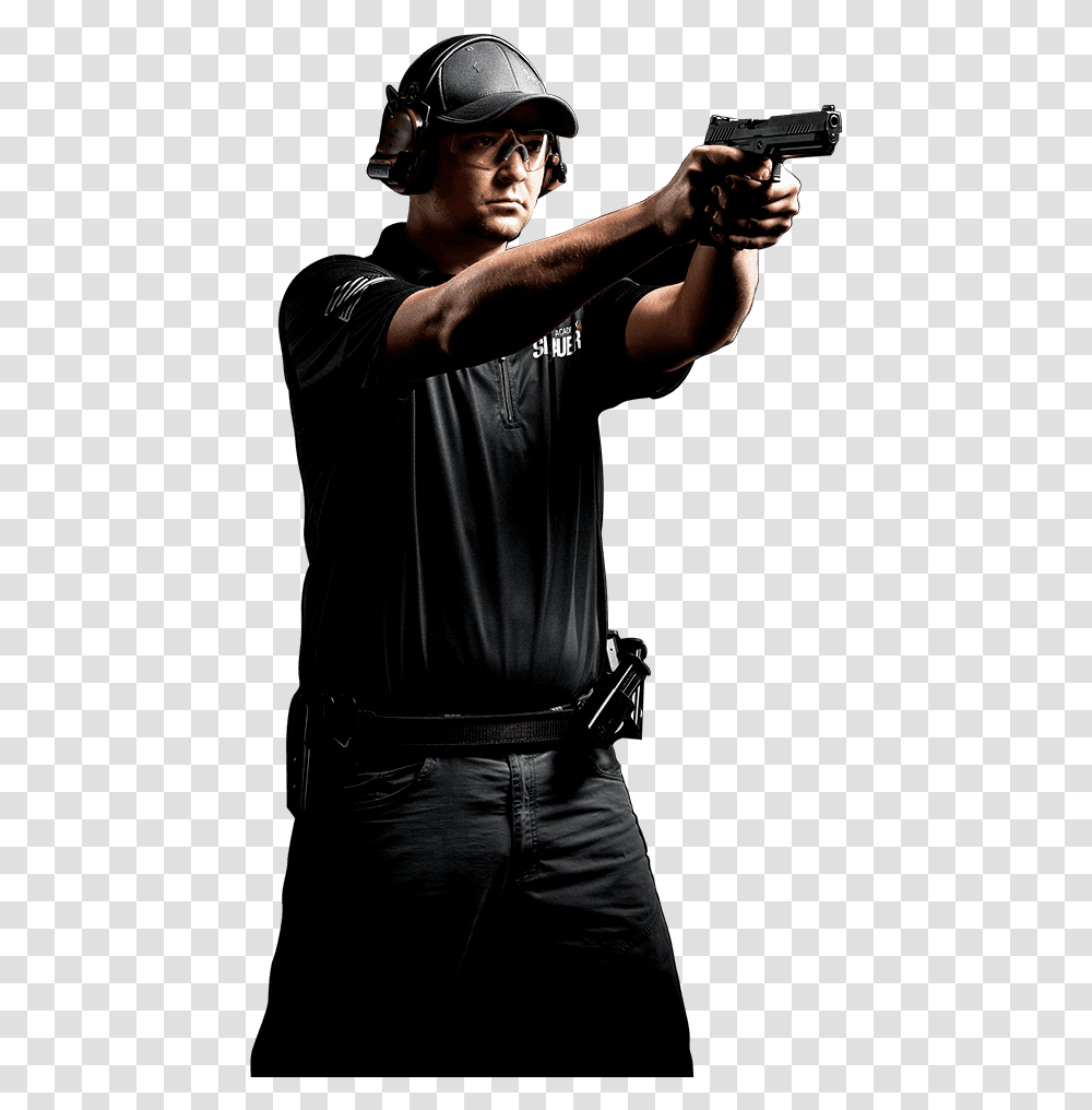 Guy With Gun Guy Shooting Gun, Person, Human, Helmet Transparent Png