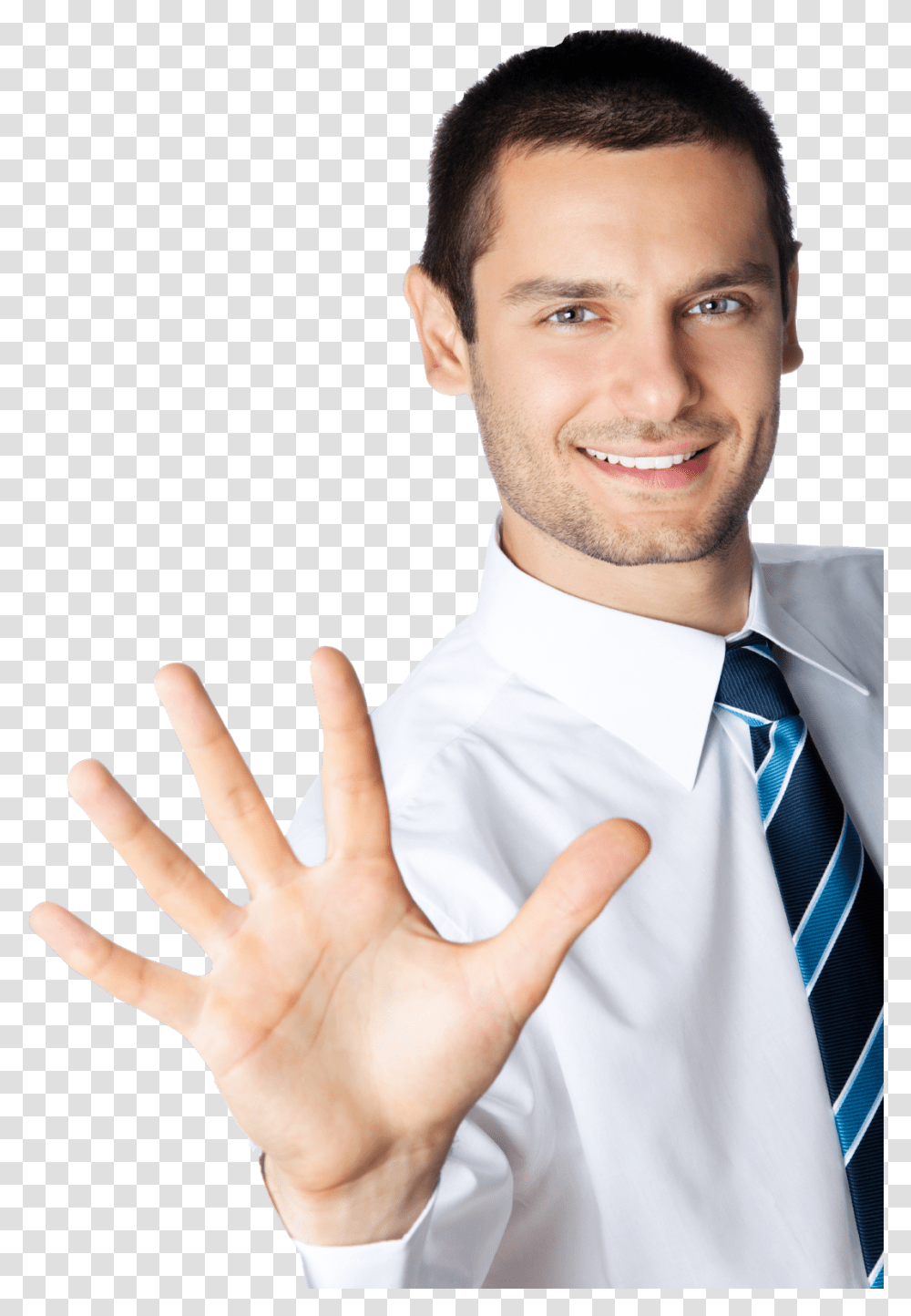 Guy With Ok Hand, Apparel, Tie, Accessories Transparent Png
