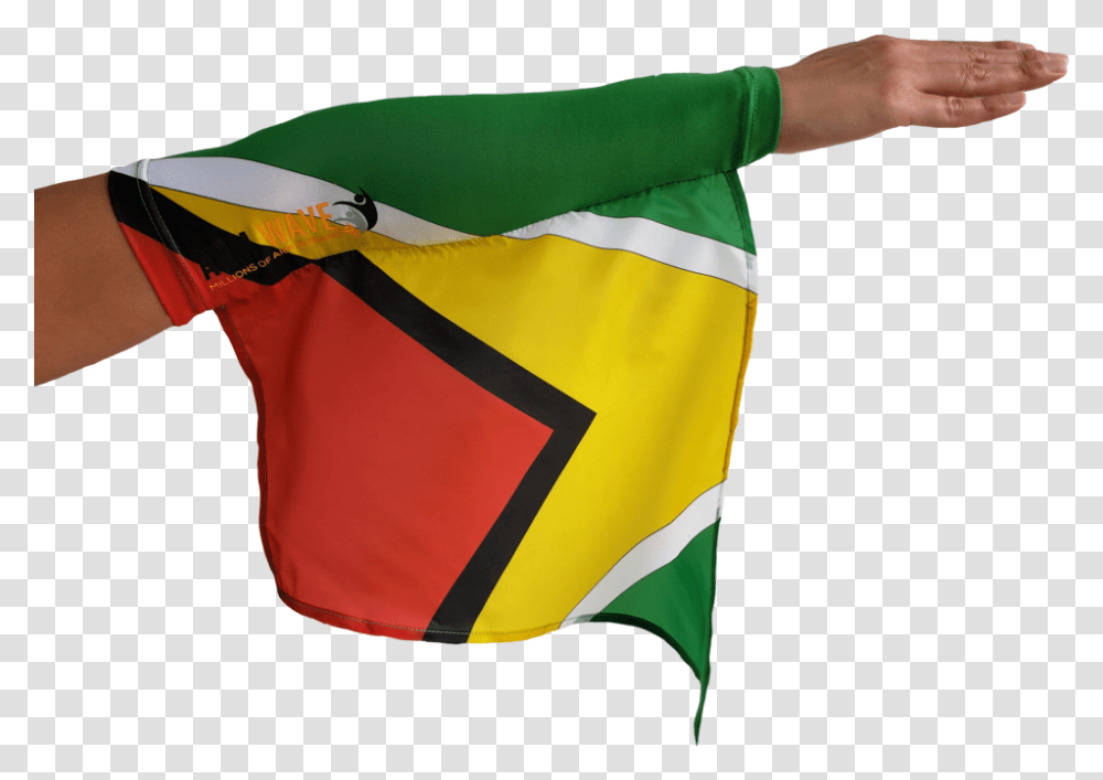 Guyana Arm And Foot Flag Modern Wear Academic Dress, Person, Finger Transparent Png
