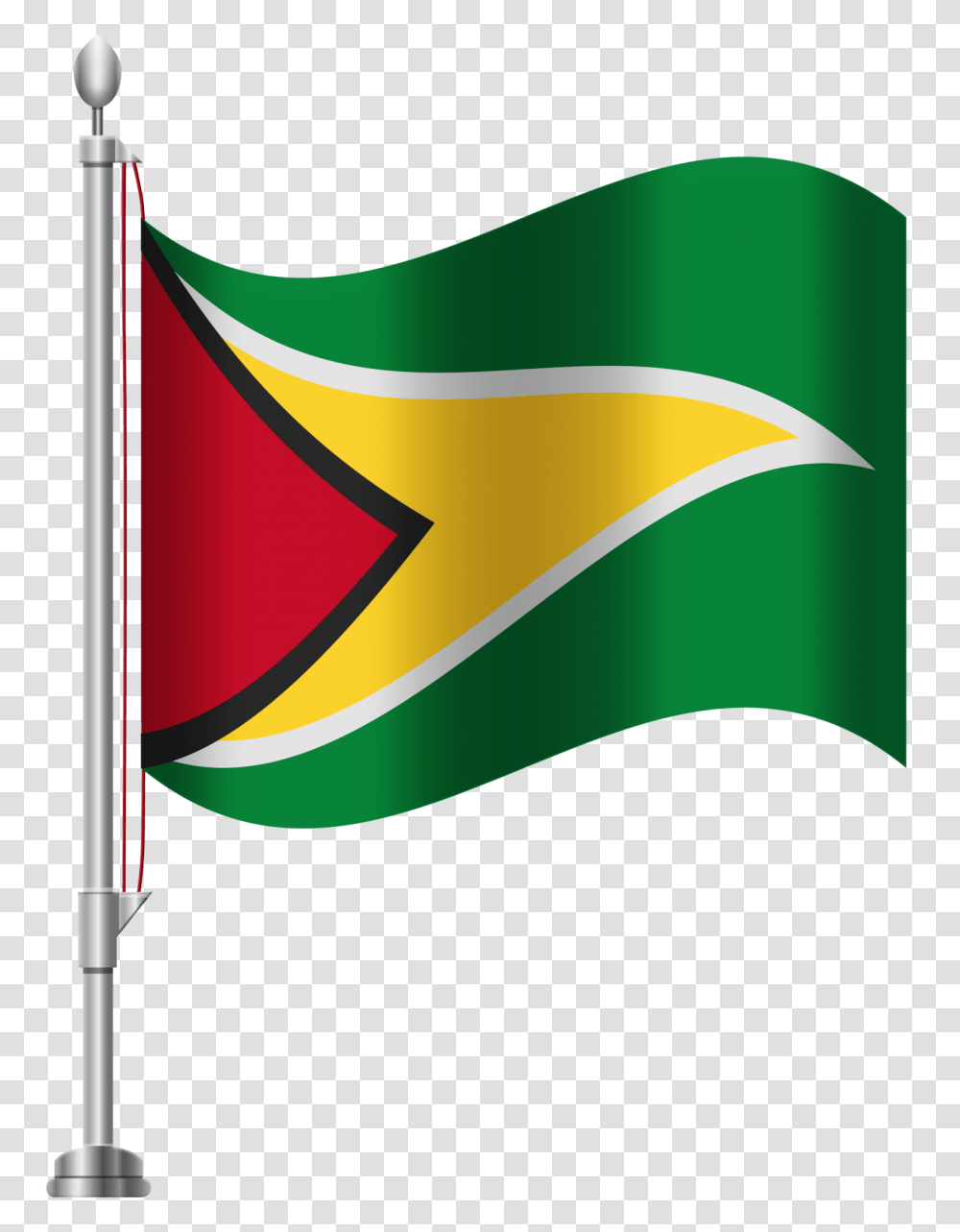 Guyana Flag Clip Art, American Flag Transparent Png