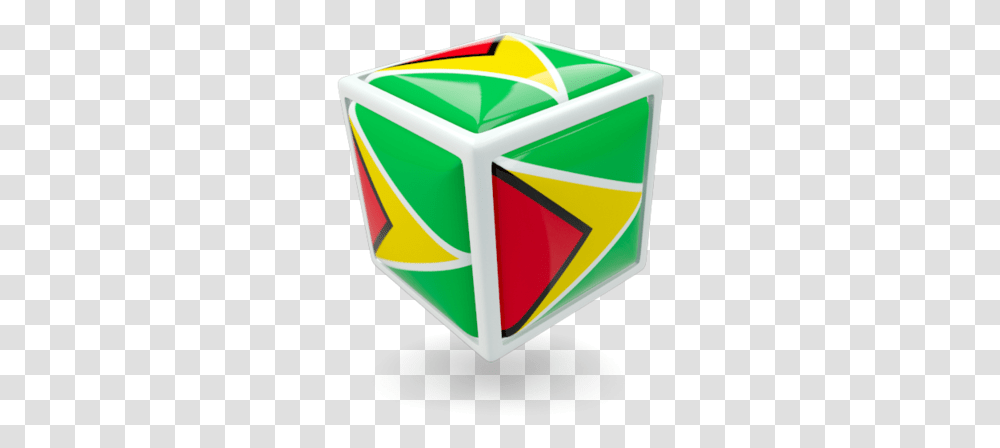 Guyana Flag, Rubix Cube Transparent Png
