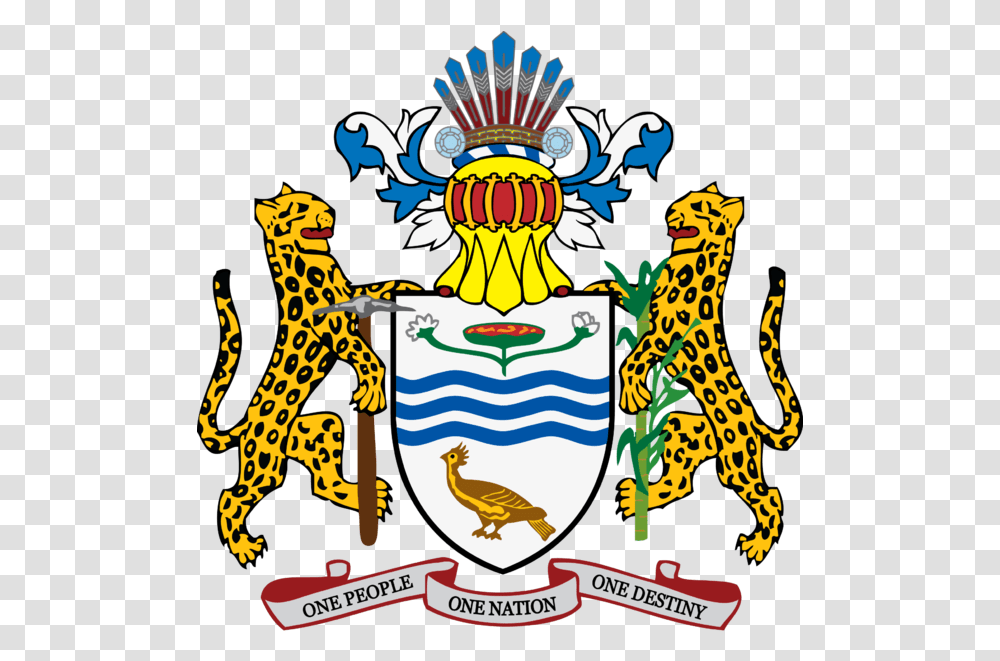 Guyana National Coat Of Arms, Bird, Animal, Poster Transparent Png