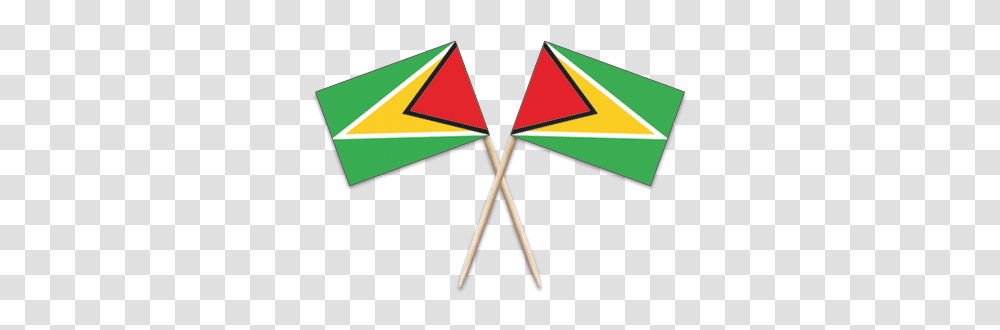 Guyana Toothpick Flags In World Toothpick Flags, Toy, Kite Transparent Png