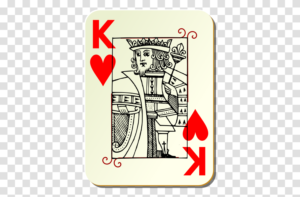 Guyenne Deck King Of Hearts King Of Play Cards, Architecture, Building, Doodle, Drawing Transparent Png