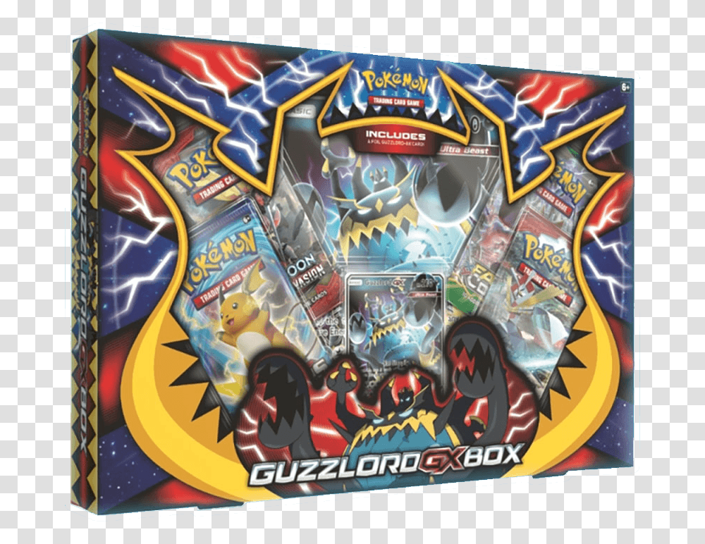 Guzzlord Gx Box Pokemon Tcg Guzzlord Gx Box, Arcade Game Machine Transparent Png