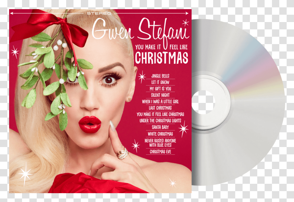 Gwen Stefani Images Gwen Stefani You Make Me Feel Like Christmas, Person, Human, Lipstick, Cosmetics Transparent Png