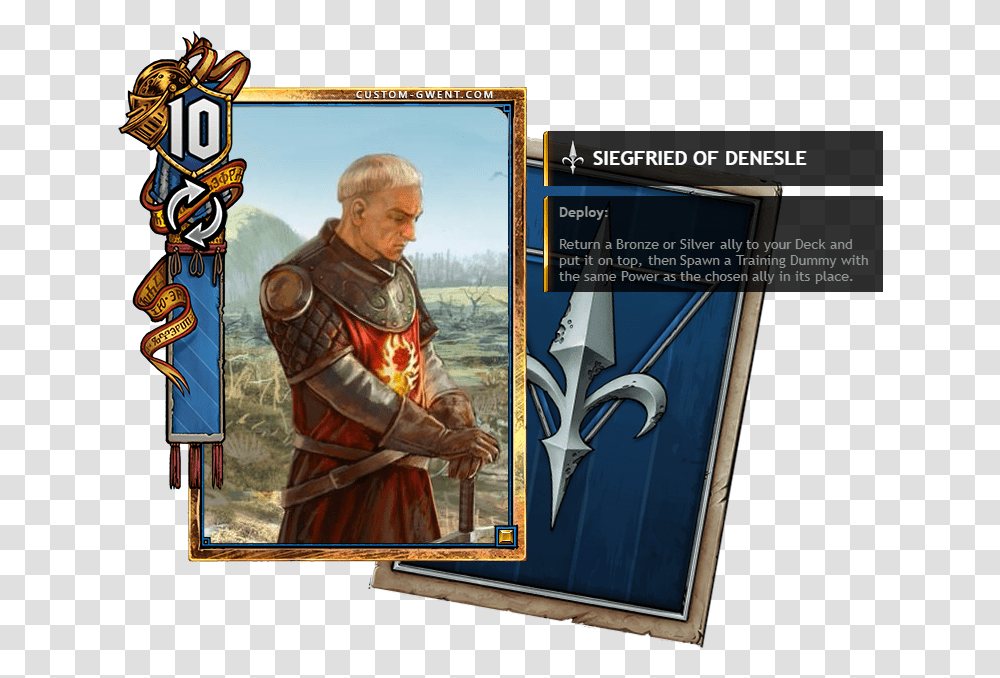 Gwent Card Art All Witchers, Person, Costume, Poster Transparent Png