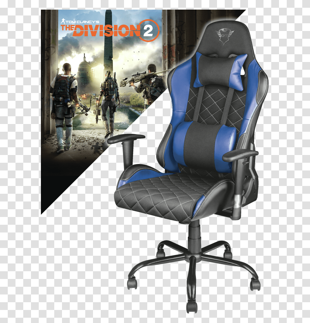Gxt 706 Rona Gaming Chair With Footrest, Furniture, Person, Human, Cushion Transparent Png