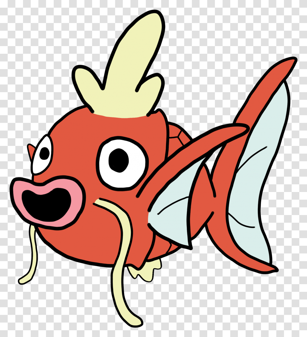 Gyarados Buff Magikarp Cartoon, Food, Seafood, Sea Life, Animal Transparent Png