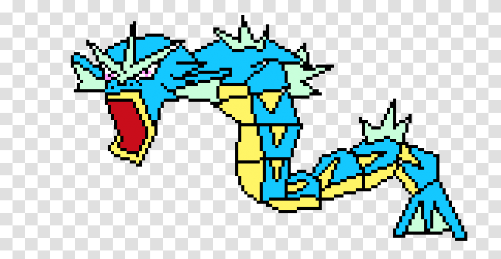 Gyarados Pixel Art Maker, Network, Building Transparent Png