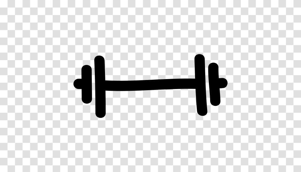 Gym Dumbbell Hand Drawn Tool Icon, Gray, World Of Warcraft Transparent Png