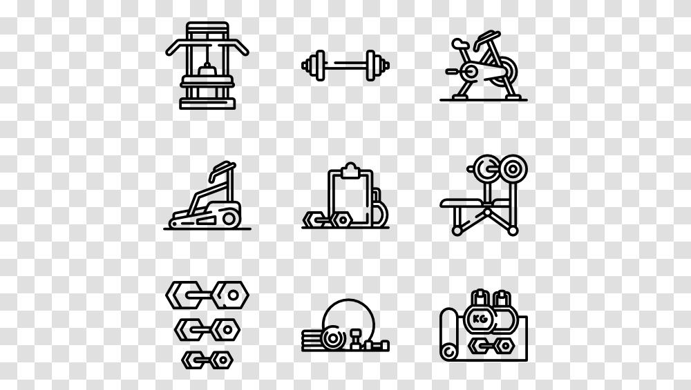 Gym Equipment Gym Bar Icon, Gray, World Of Warcraft Transparent Png