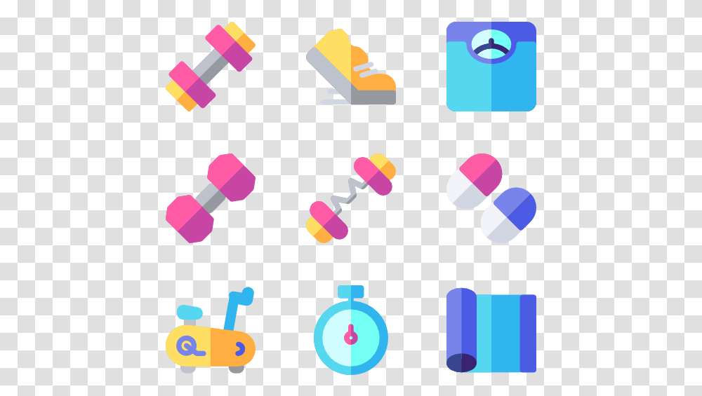 Gym Equipment Icono Gym Color, Pin, Paper, Pill, Medication Transparent Png