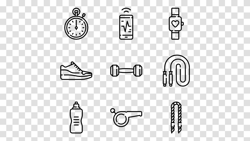 Gym Equipment Strength Icons, Gray, World Of Warcraft Transparent Png