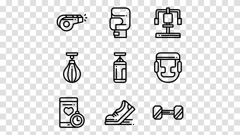 Gym Equipment White Icons, Gray, World Of Warcraft Transparent Png
