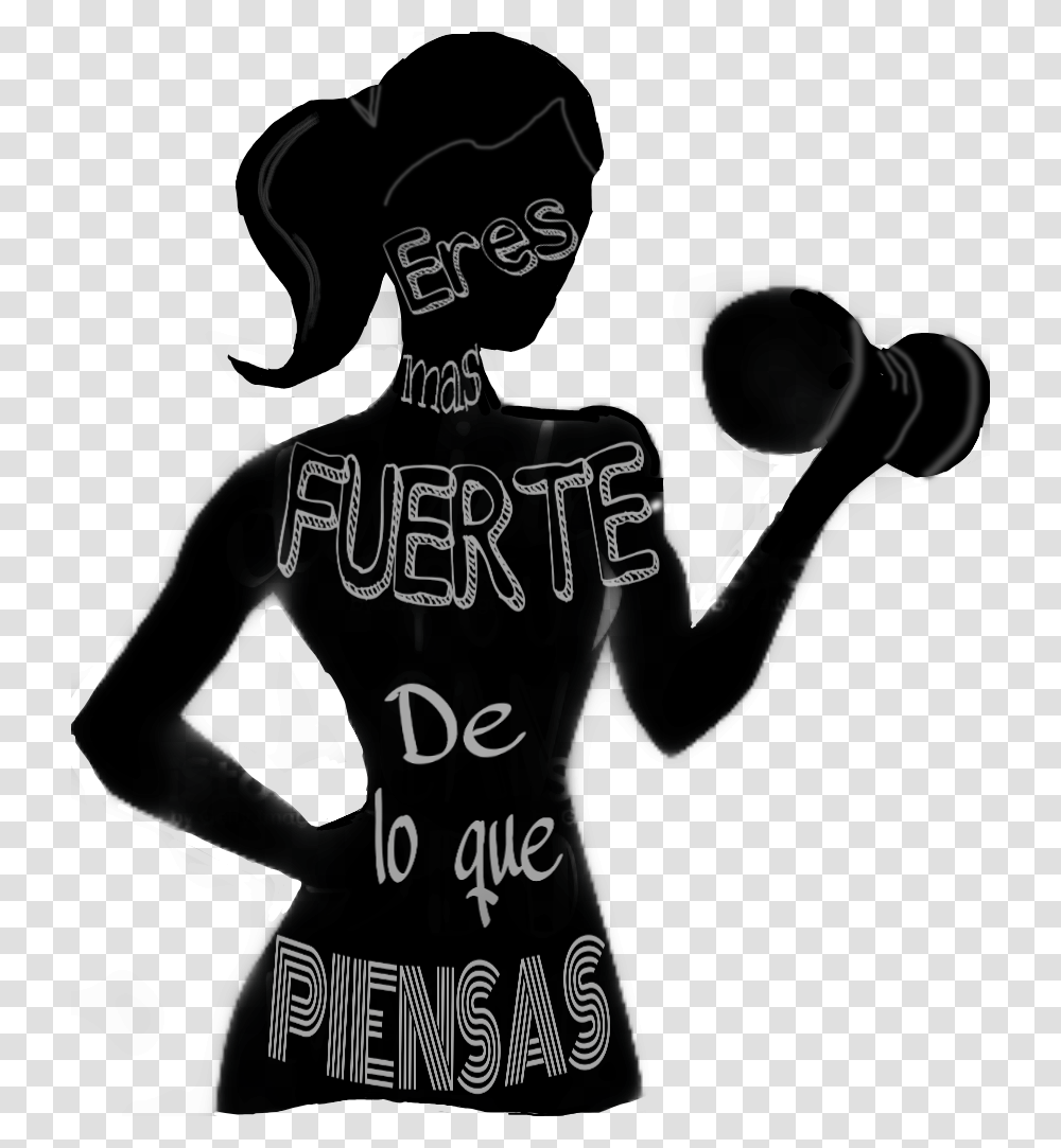 Gym Fitness Silhouette Girl Silhouettegirl Workout Illustration, Person, Alphabet Transparent Png