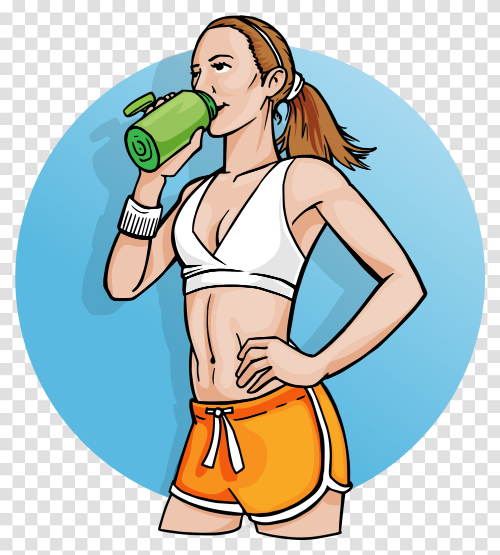 Gym Girl Gym Girl Clipart, Person, Human, Shorts Transparent Png