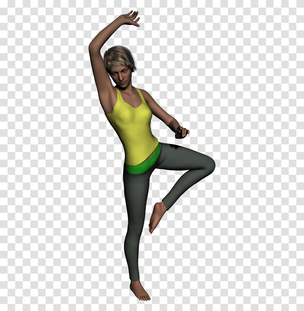 Gym Outfit Reddit Cartoon, Person, Female, Dance Pose Transparent Png
