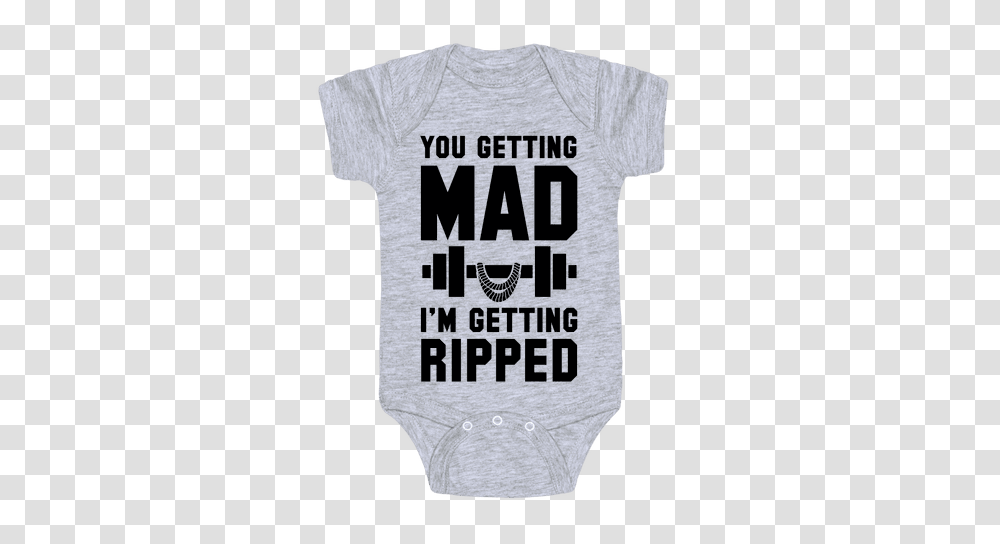 Gym Quotes Get Ripped Baby Onesies Lookhuman, Apparel, T-Shirt, Underwear Transparent Png