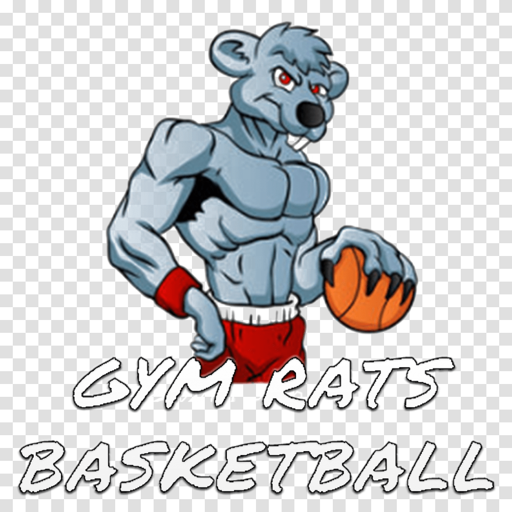 Gym Rats Basketball Mascote Rato Vetor, Hand, Fist, Poster, Advertisement Transparent Png