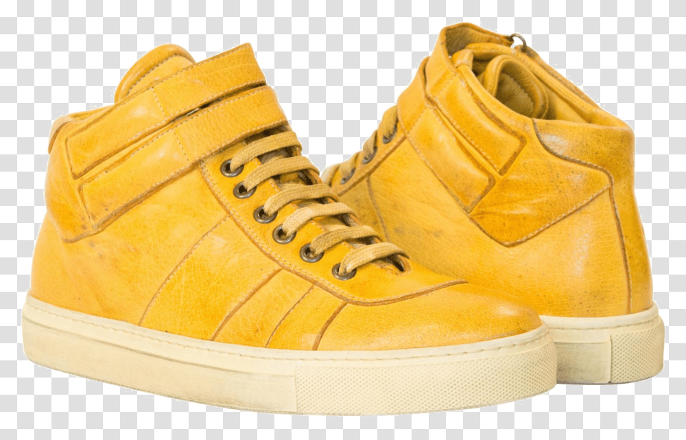 Gym Shoes Image Background High Top Yellow Shoes, Footwear, Apparel, Sneaker Transparent Png