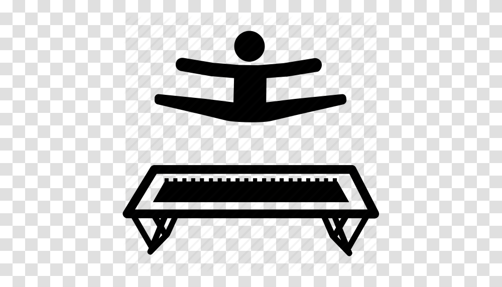 Gymnast Clipart Gymnastics Trampoline, Piano, Leisure Activities, Musical Instrument, Oars Transparent Png