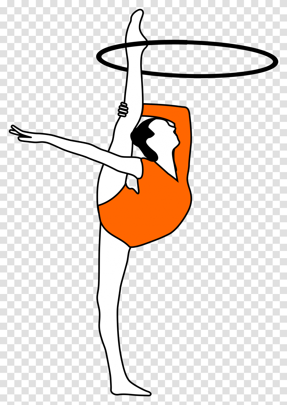 Gymnast Clipart Person Balance, Human, Dance, Ballet, Ballerina Transparent Png