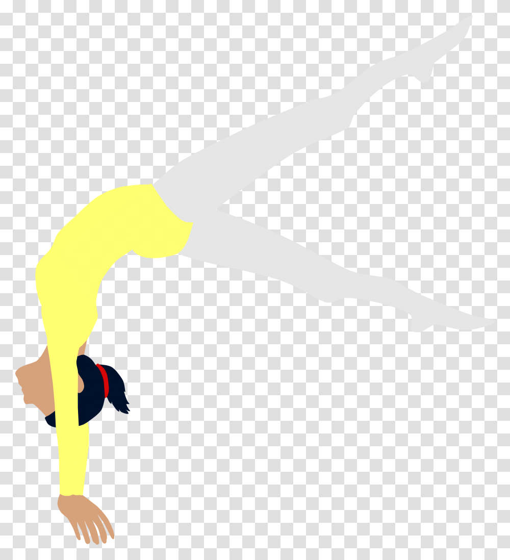 Gymnast, Person, Human, Acrobatic, Silhouette Transparent Png