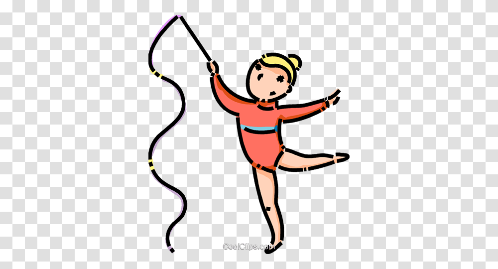 Gymnast Royalty Free Vector Clip Art Illustration, Whip, Person, Human, Bow Transparent Png