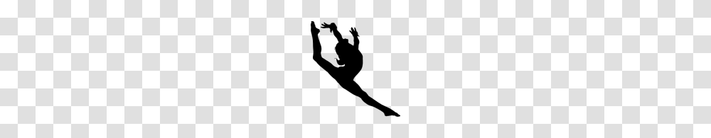 Gymnast Silhouette Clip Art Look, Gray, World Of Warcraft Transparent Png