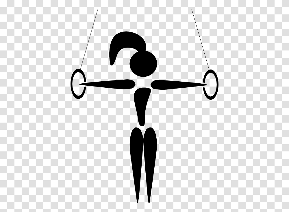 Gymnastic Woman Clipart, Stencil, Sport, Sports, Hammer Transparent Png