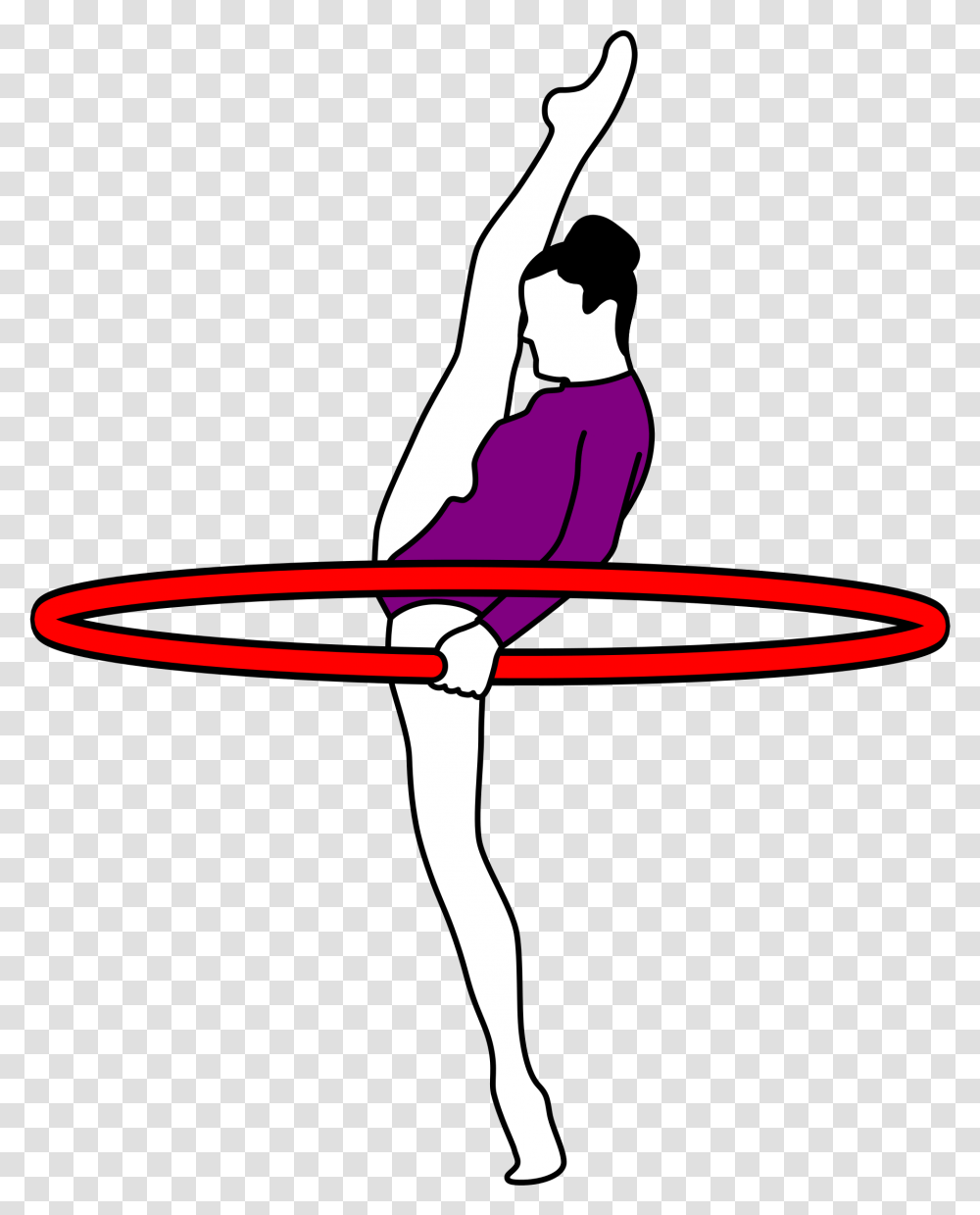 Gymnastics Archery Clip Arts Beneficios De La Gimnasia Ritmica, Person, Human, Hula, Toy Transparent Png