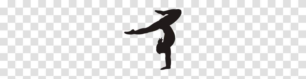 Gymnastics, Sport, Kneeling, Silhouette, Kicking Transparent Png