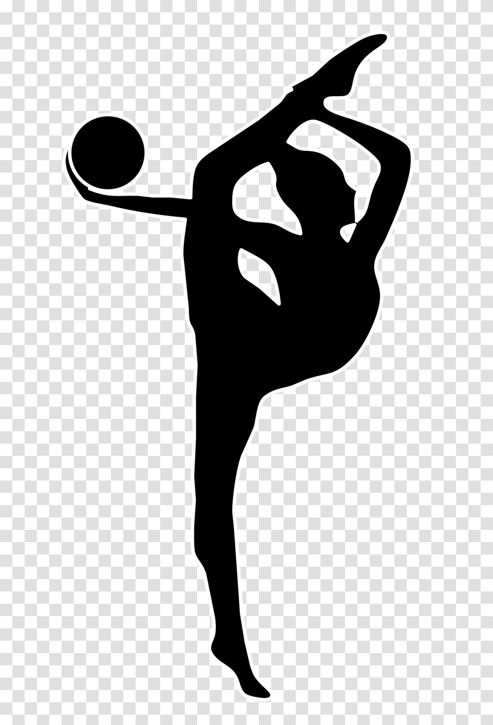 Gymnastics, Sport, Person, Human, Stencil Transparent Png