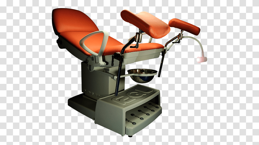 Gynecology Chair, Furniture, Machine, Sewing, Wheel Transparent Png