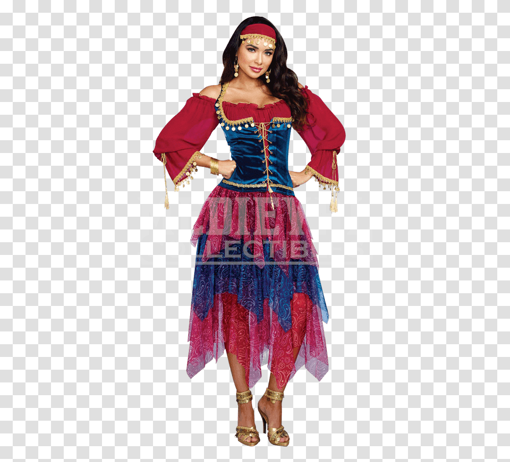 Gypsy Halloween Costume Download Gypsy Costume, Dance Pose, Leisure Activities, Person Transparent Png