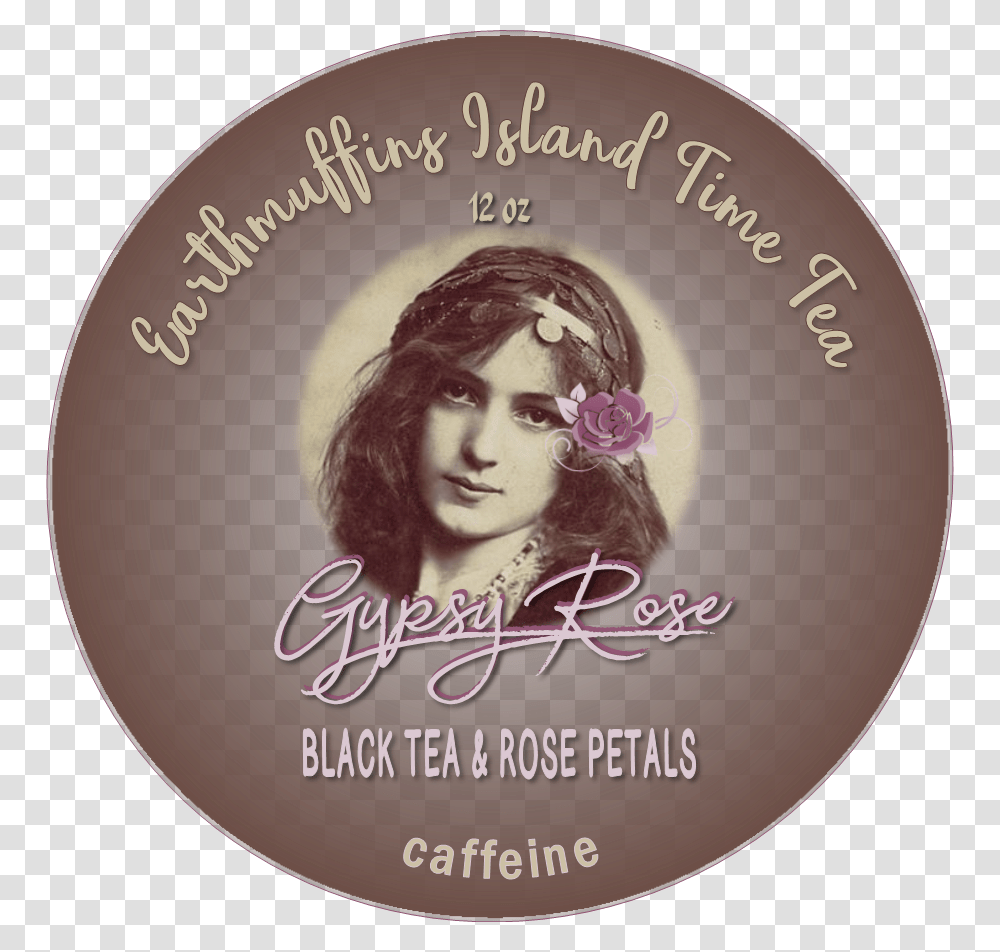 Gypsy Rose Tea Labels Study No., Person, Logo Transparent Png