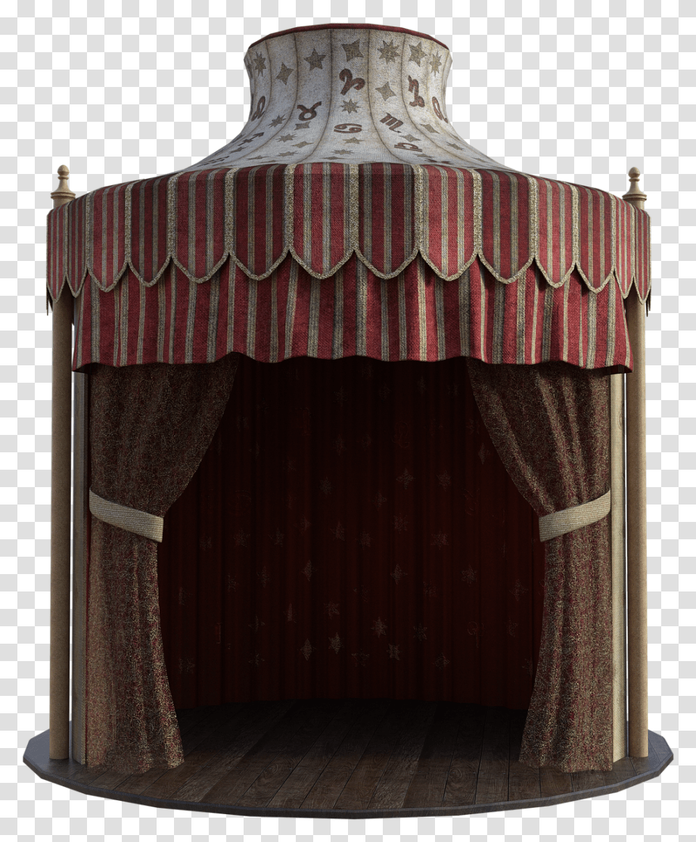 Gypsy Tent Fabric Curtains Wooden Floor Tent Tent Curtains, Furniture, Stage, Mosquito Net Transparent Png