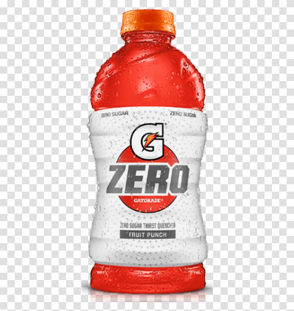 Gzero Fruit Punch Orange Gatorade Zero, Bottle, Shaker, Fire Hydrant, Beverage Transparent Png