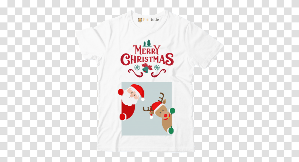 H 750 Christmas Santa Reindeer, T-Shirt, Food, Person Transparent Png