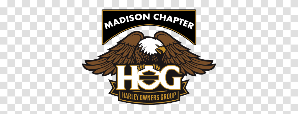 H D Of Madison Hog Chapter General Meeting Harley Harley Owners Group, Logo, Symbol, Poster, Advertisement Transparent Png