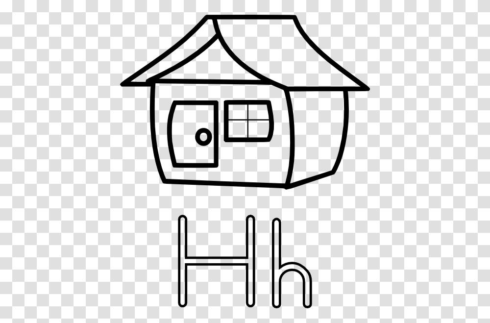 H Is For House Clip Art For Web, Stencil, Transportation, Vehicle Transparent Png