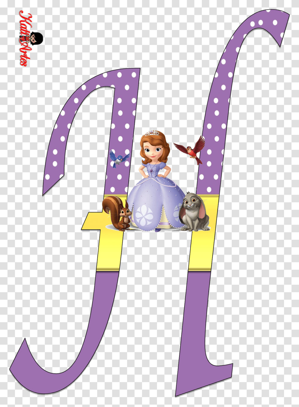 H Letter Sofia The First, Leisure Activities, Costume, Circus Transparent Png